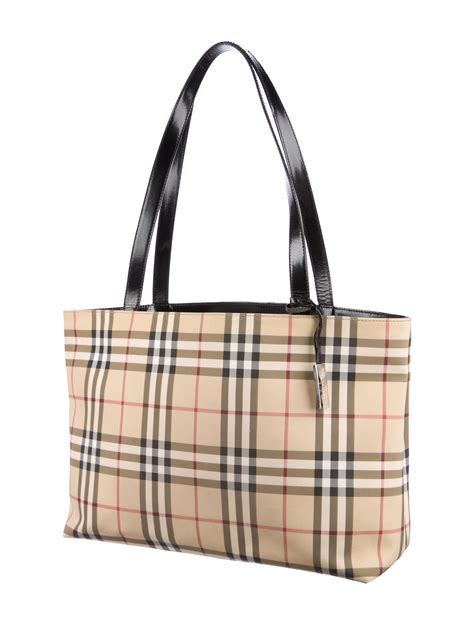 burberry tote bag price|burberry checked canvas tote bag.